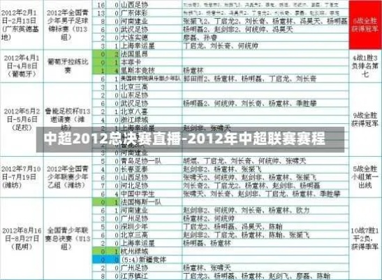 2014-2015中超赛程表 中超2014年的赛程-第2张图片-www.211178.com_果博福布斯