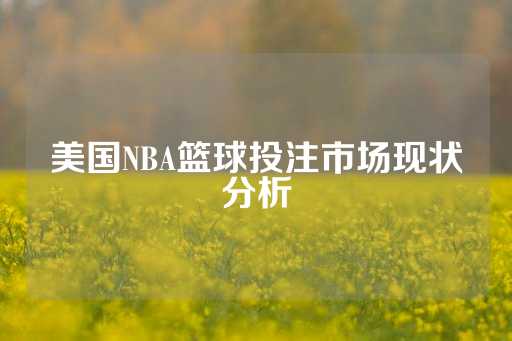 美国NBA篮球投注市场现状分析